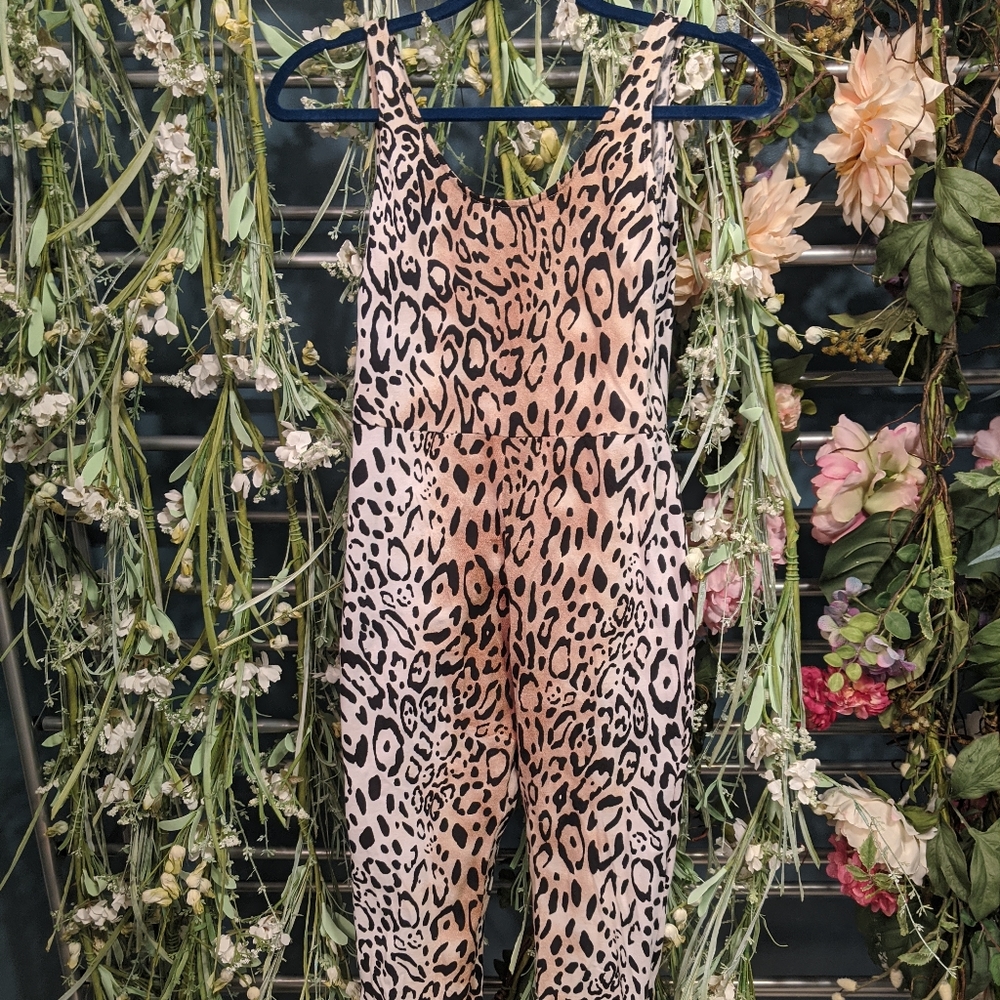 Leopard Print Body Suit Jumper
